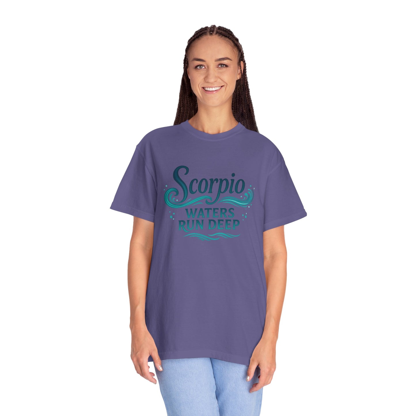 Scorpio Waters Run Deep – Colorful Tee Zodiac Shirt