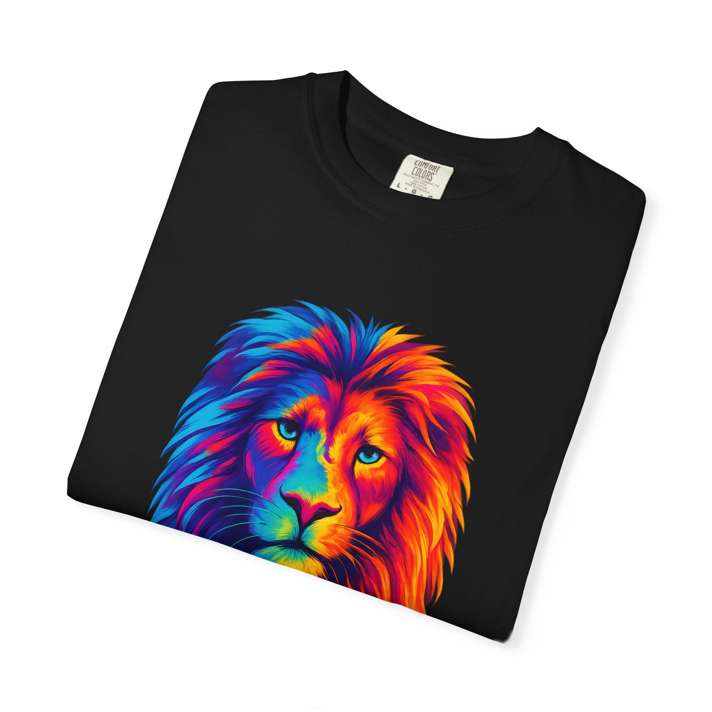 Rainbow Lion Tee – Vibrant & Fierce