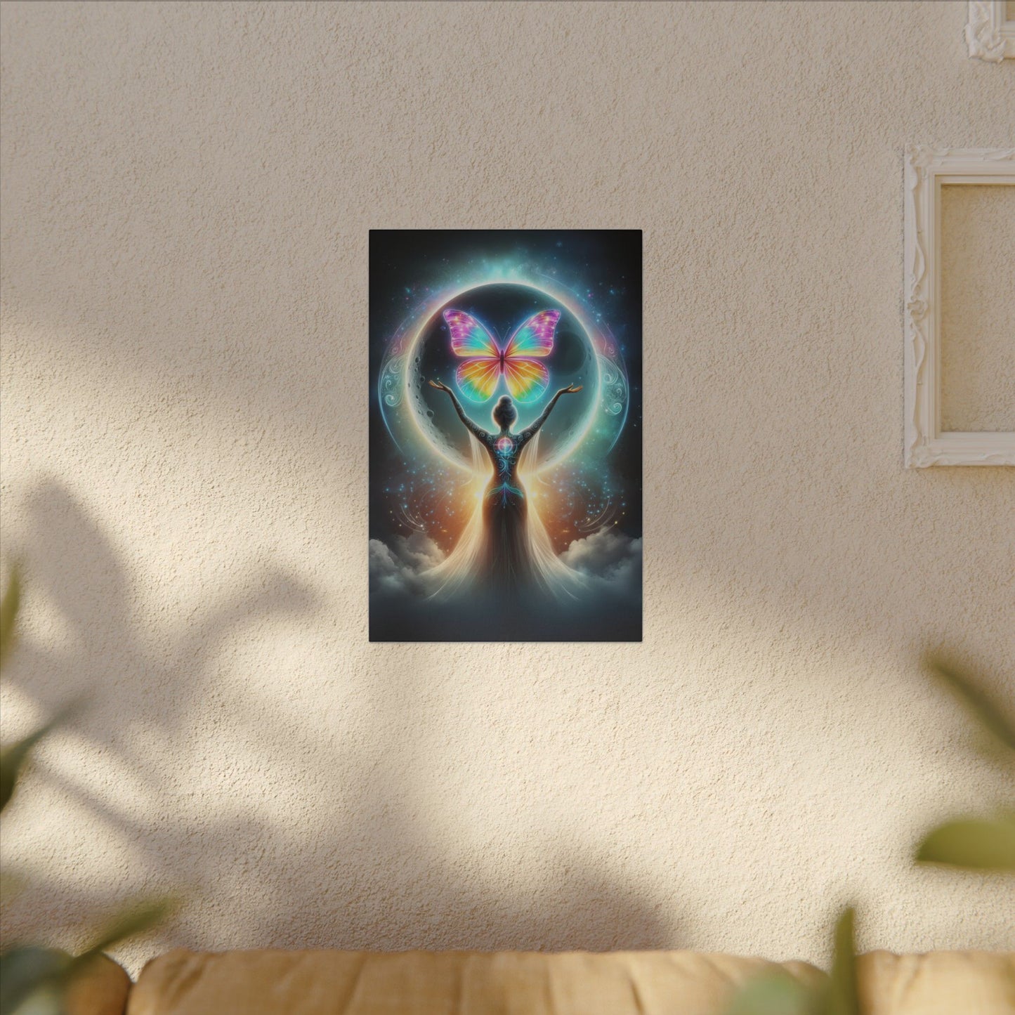Butterfly Moon – Luminous Dream Wall Art