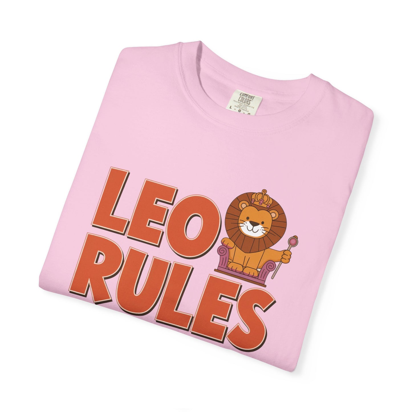 Leo Rules Tee – Funny Zodiac Shirt