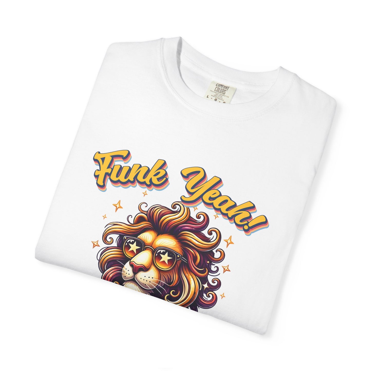 Funk Yeah I’m a Leo- Retro Groovy Lion T-Shirt