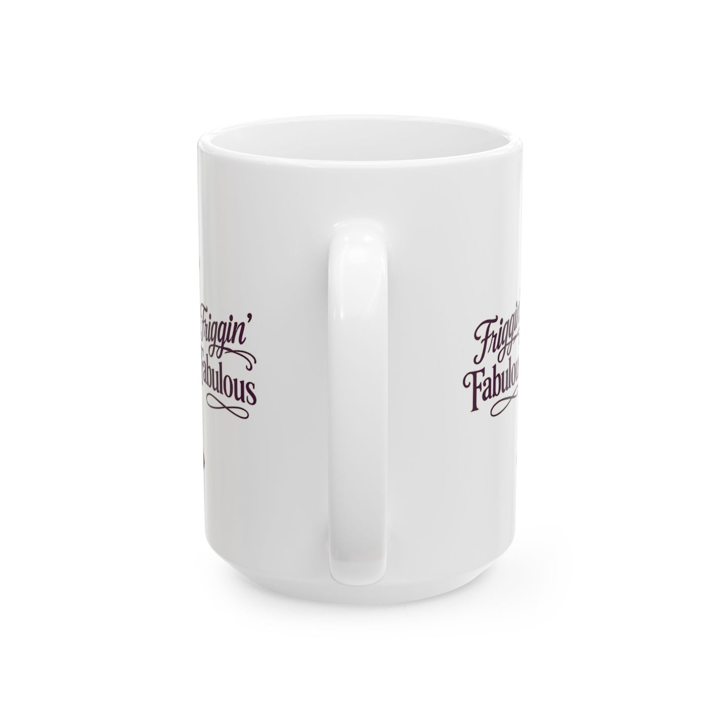 Friggin’ Fabulous Frog Mug | Funny Fashion Frog Affirmation Coffee Mug | Glam Frog Gift for Women
