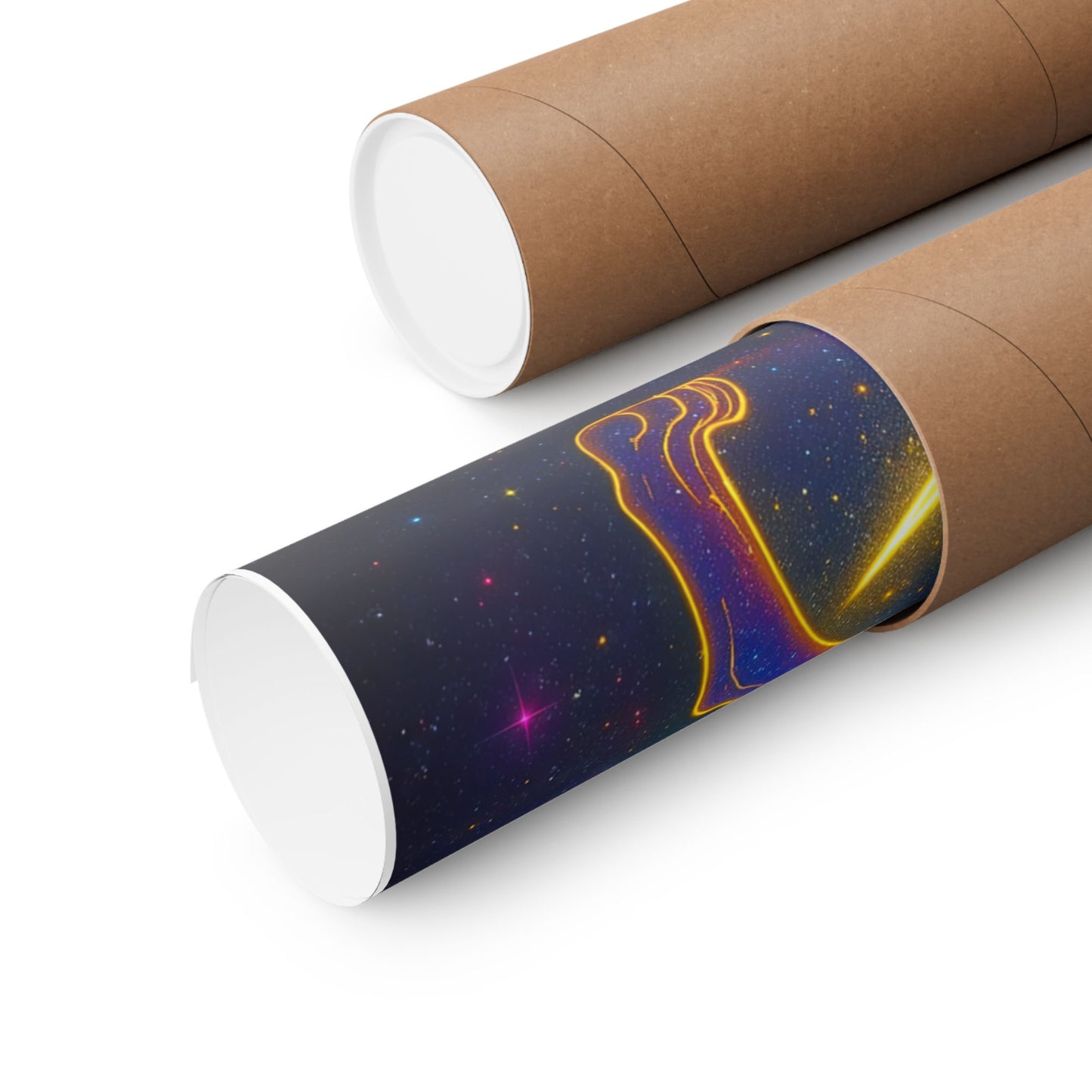 Luminous Lion – Crescent Moon Wall Art Print (Leo Zodiac Inspired)