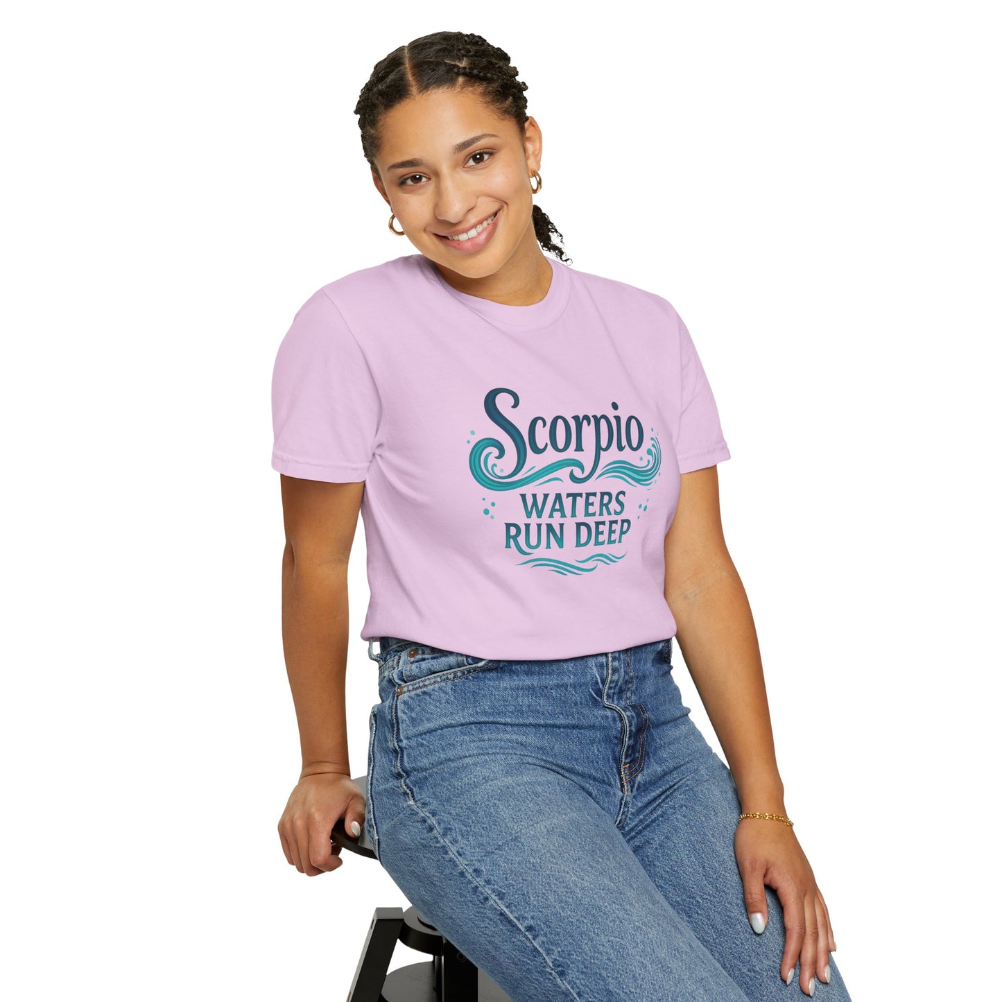 Scorpio Waters Run Deep – Colorful Tee Zodiac Shirt