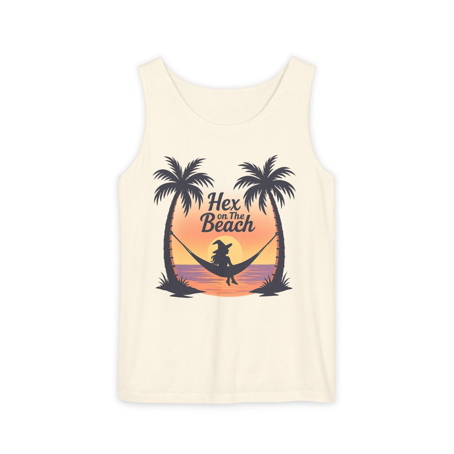 Hex on the Beach Tank – Wicked Retro Witchcore Shirt
