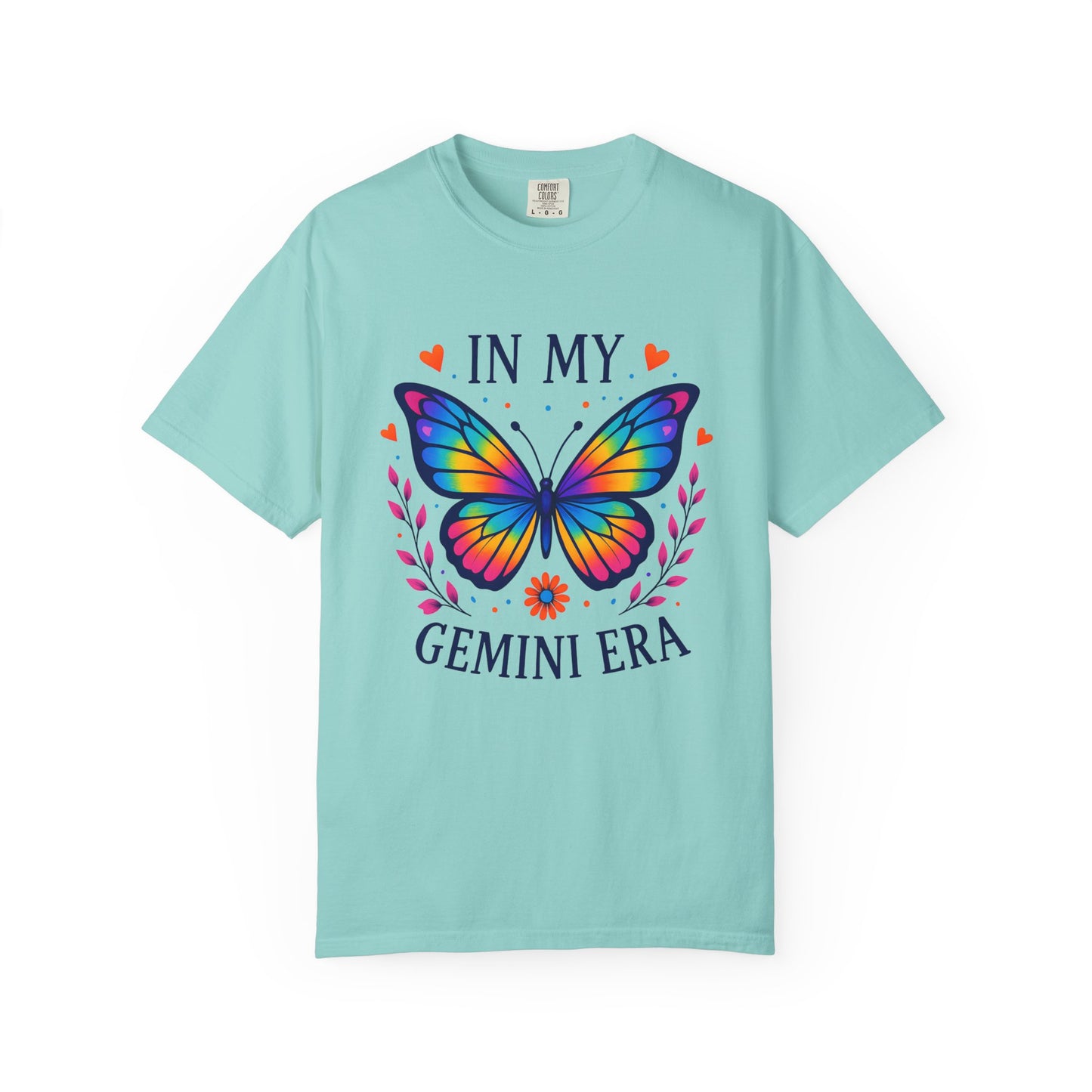 In My Gemini Era - Rainbow Butterfly Zodiac Tee