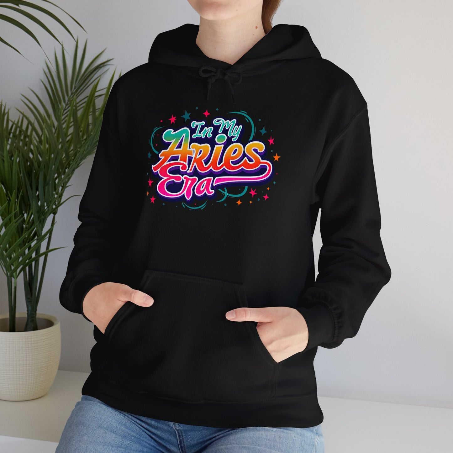 I’m In My Aries Era Hoodie | Bold Retro Zodiac Sweatshirt | Astrology Gift for Fire Signs | Cozy Aries Apparel | Horoscope Pullover for Star Sign Queens