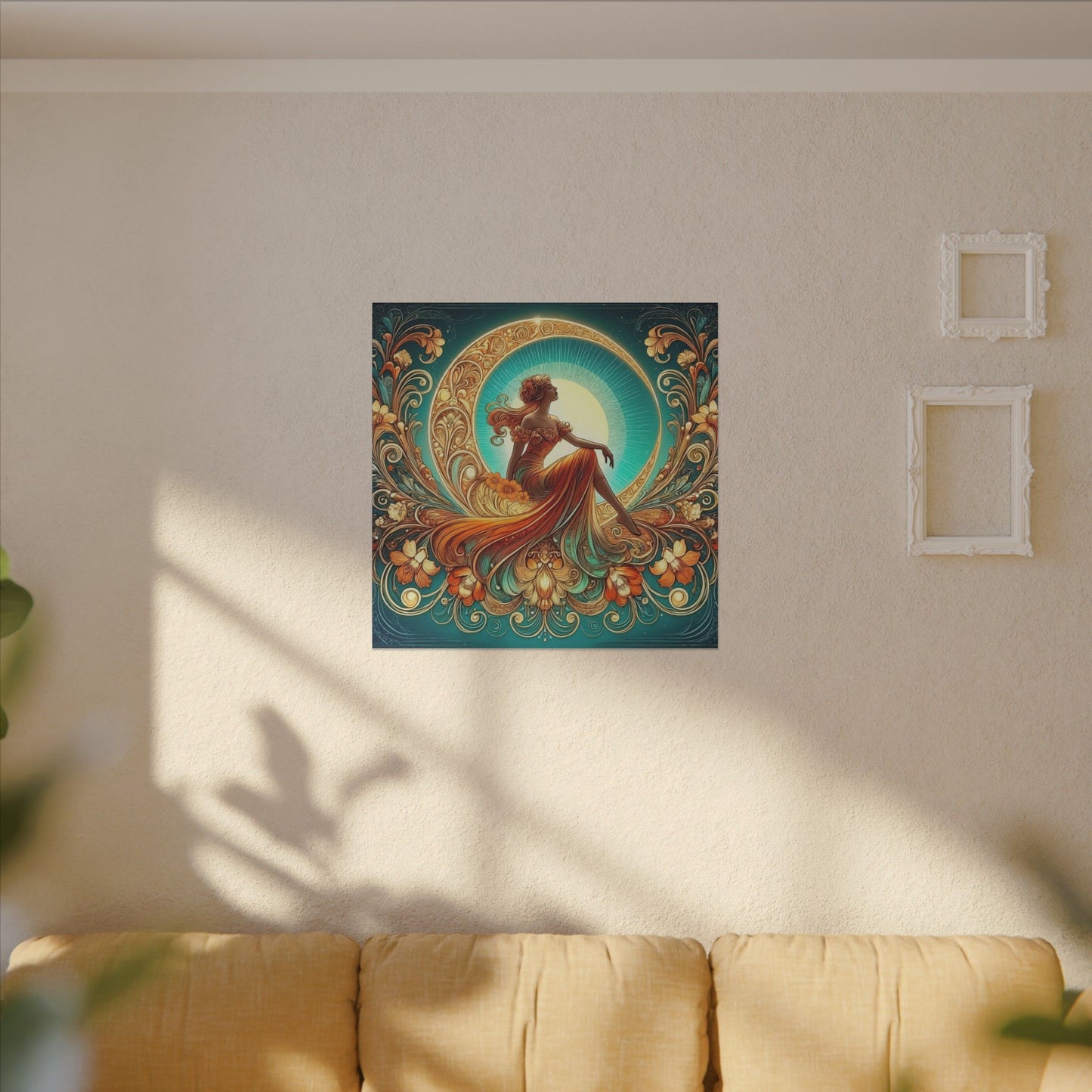 Rising Star - Glamorous Goddess Art Nouveau Wall Art
