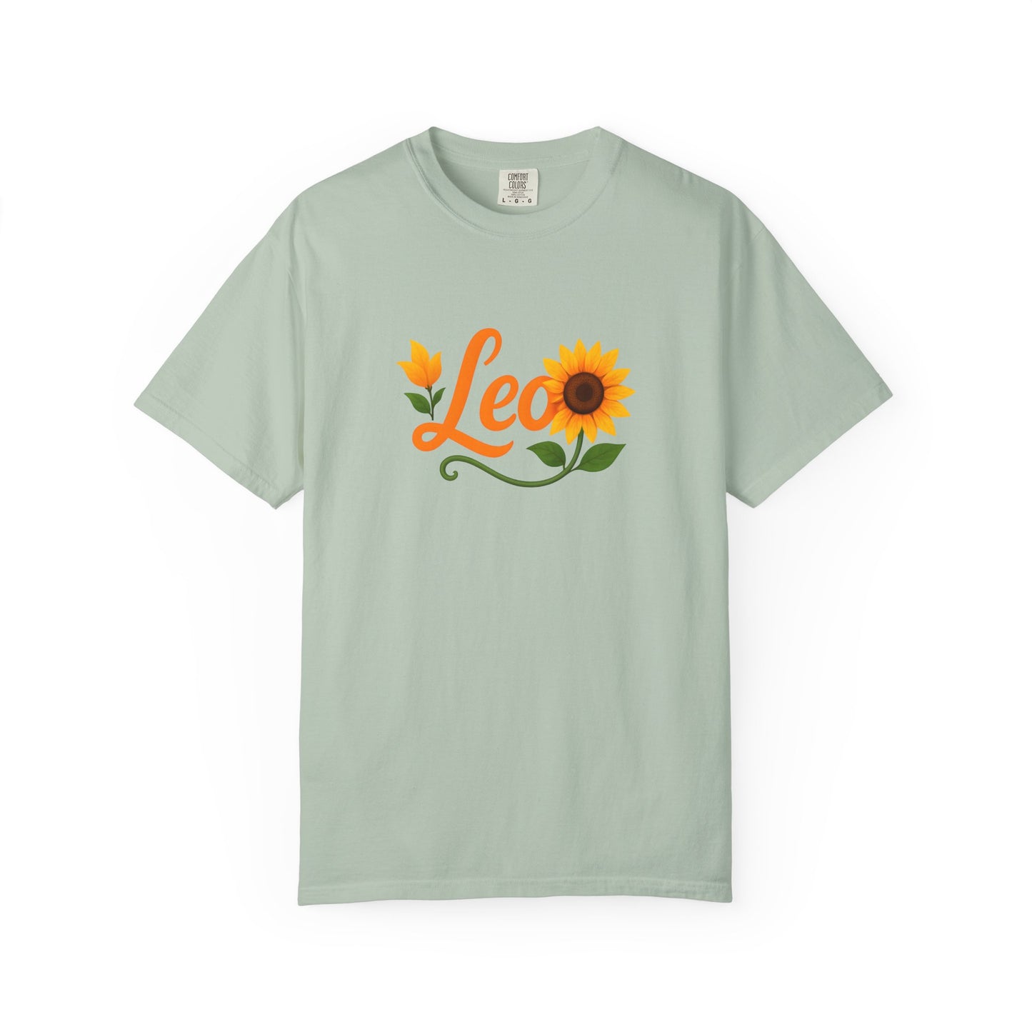 Leo Sunflower Tee β Retro Zodiac Shirt