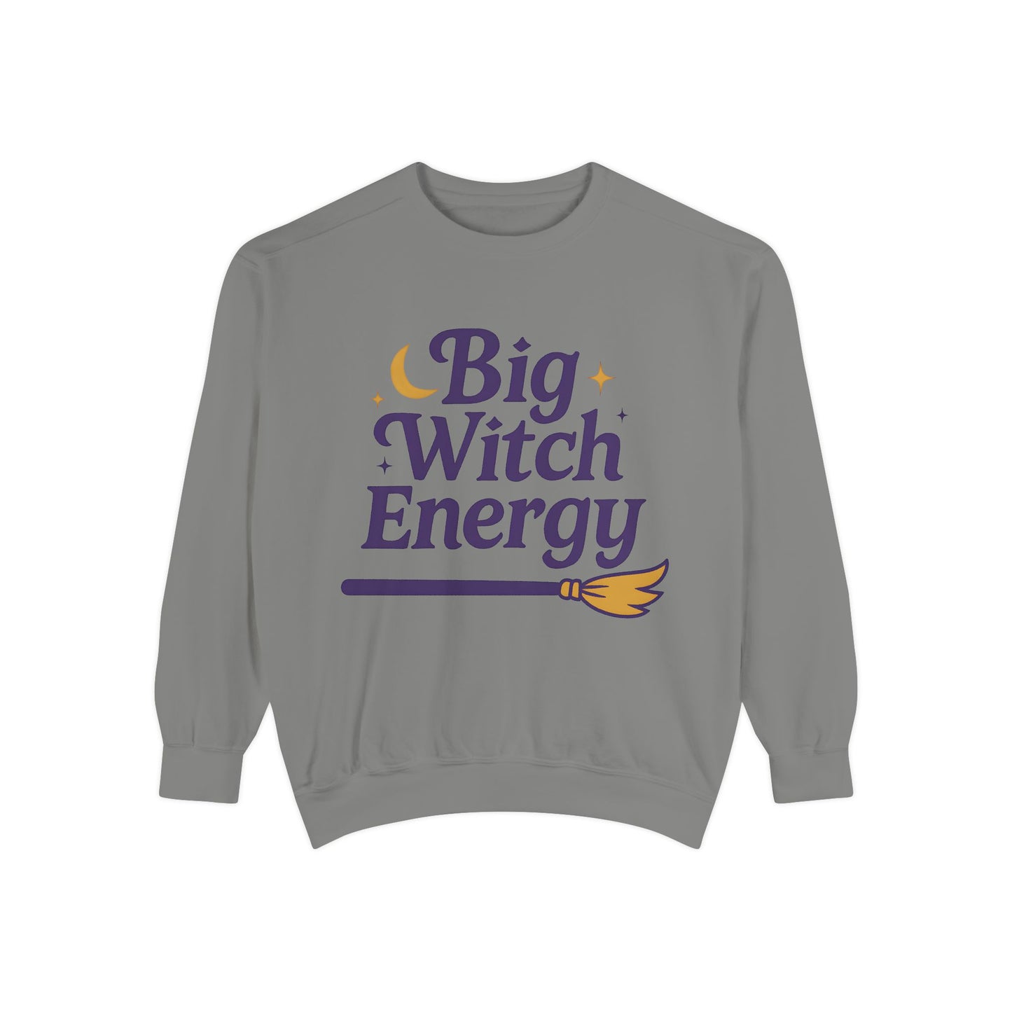 Big Witch Energy Sweatshirt – Moon Broom Pullover