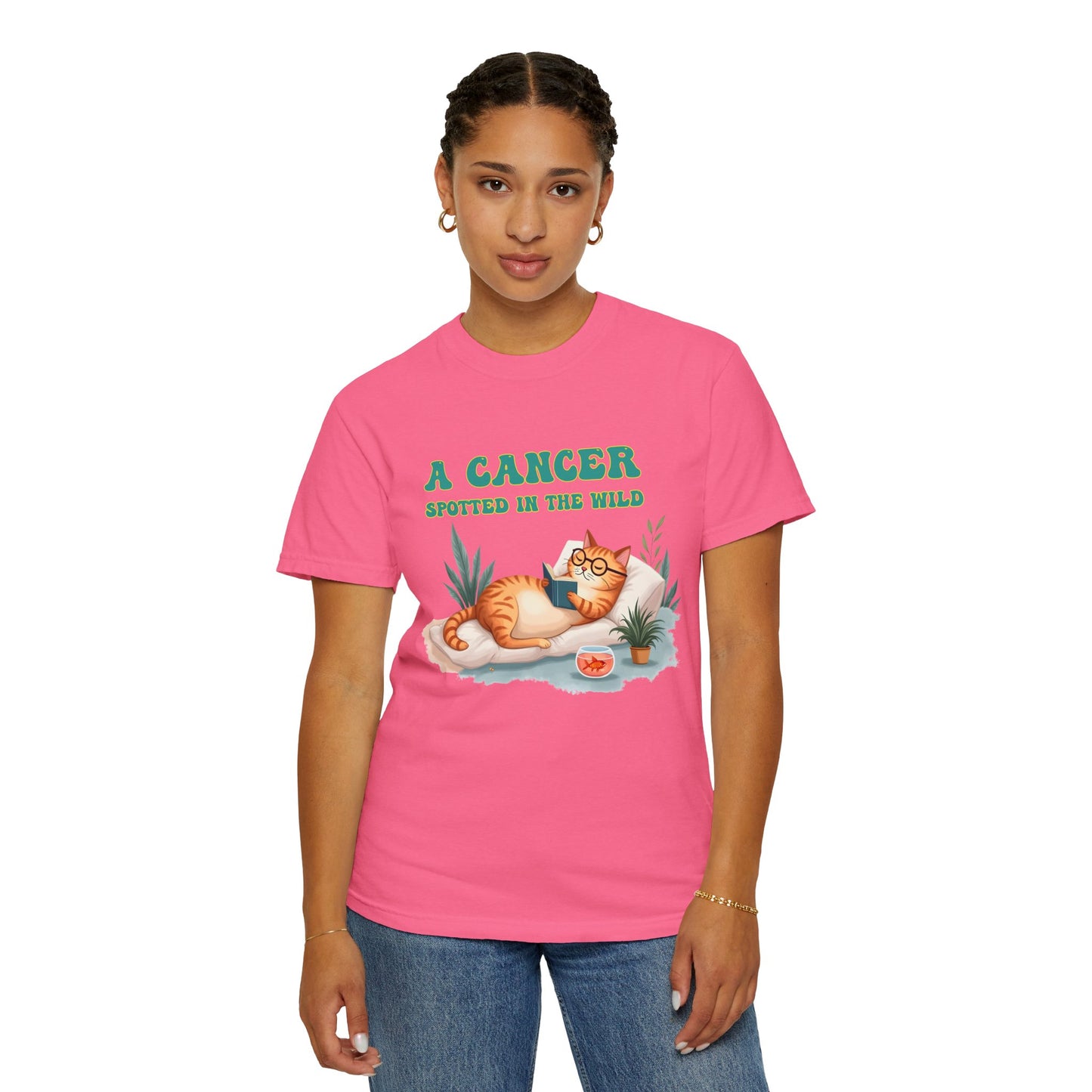 A Cancer Spotted in the Wild – Funny Zodiac Cat Tee