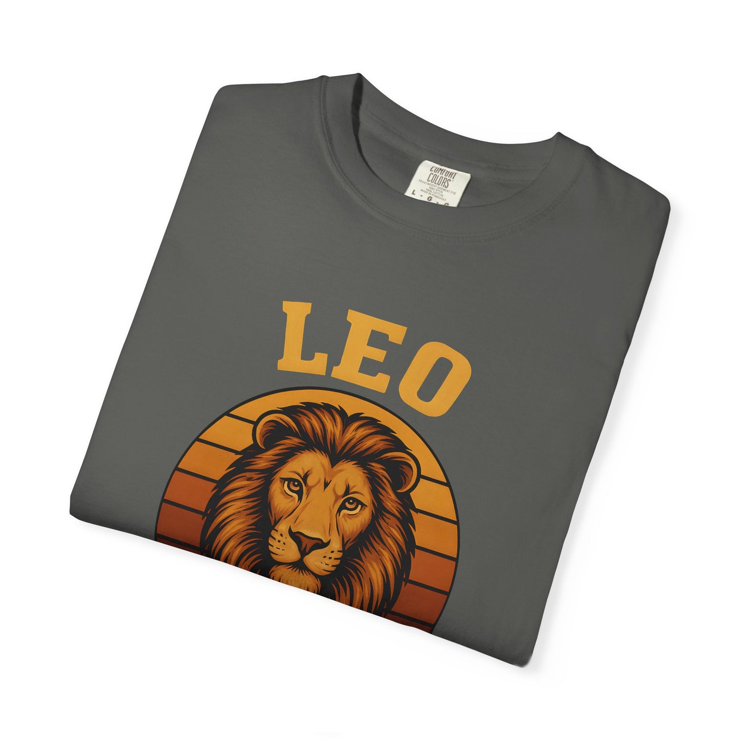 Leo Rules – Vintage Sunset Zodiac Tee