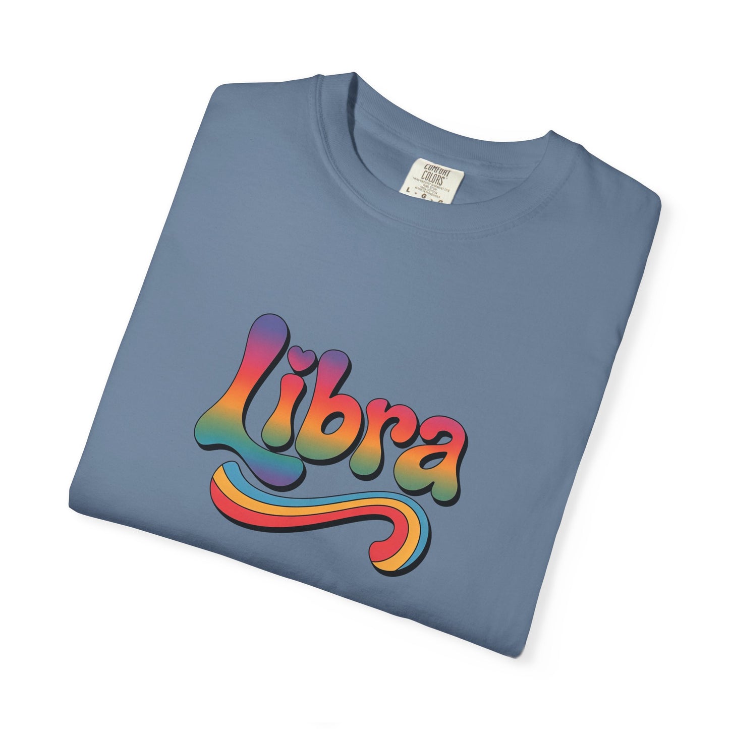 Libra β Retro Wavy Groovescape Zodiac Tee