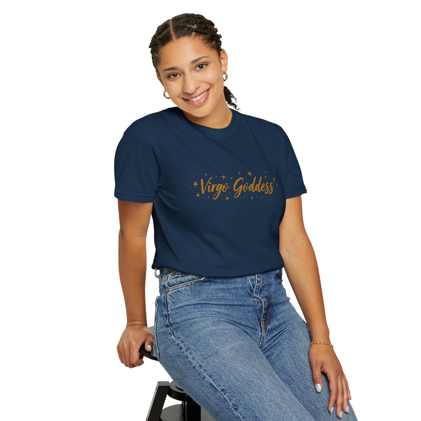 Virgo Goddess – Shimmery Witchy Zodiac Tee