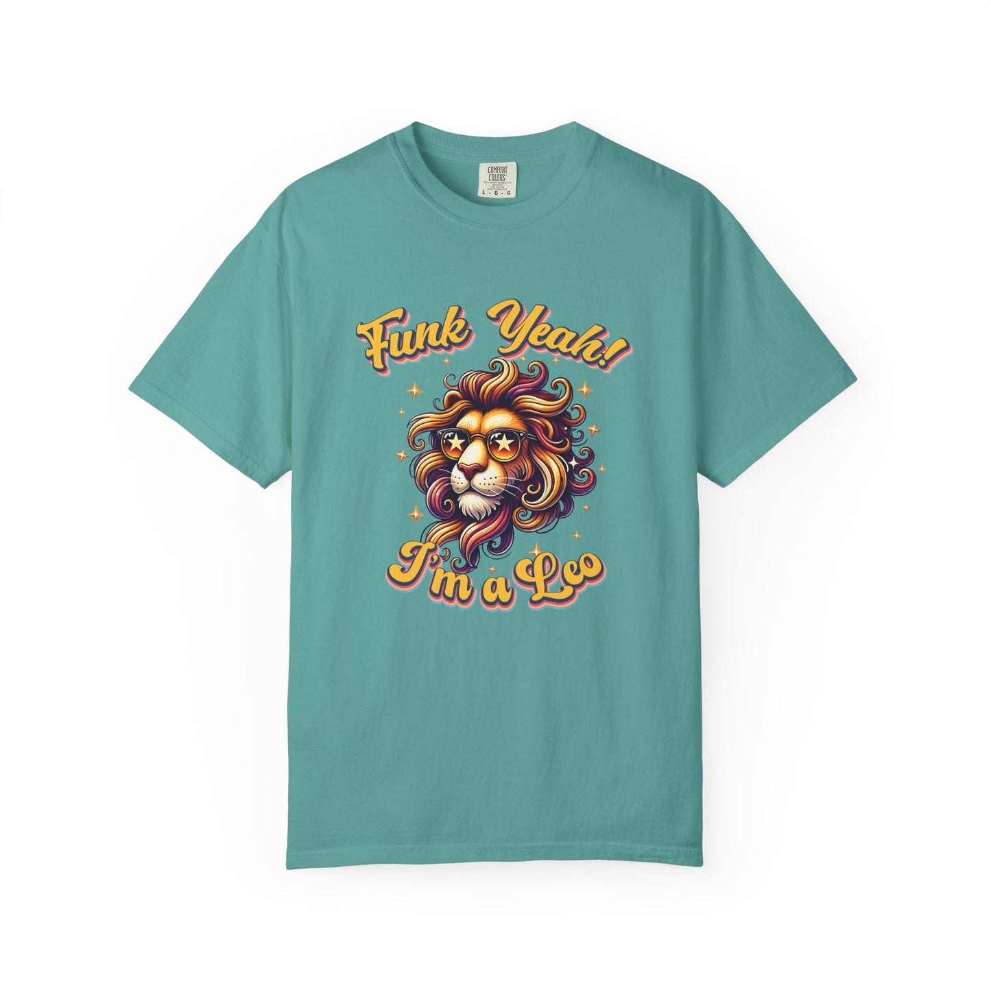 Funk Yeah I’m a Leo- Retro Groovy Lion T-Shirt