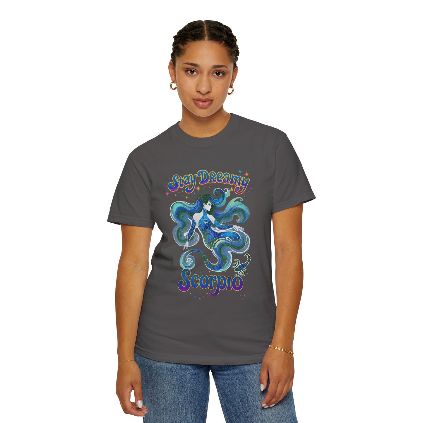 Stay Dreamy Scorpio – Mystical Mermaid Tee for the Celestial Siren