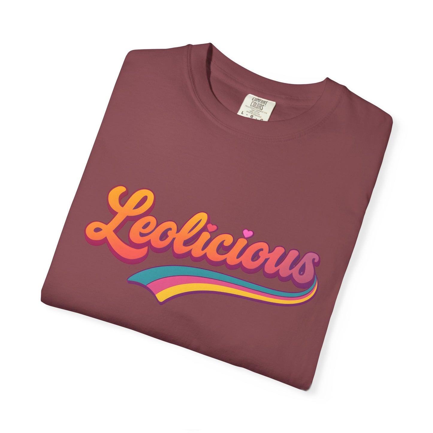 Leolicious β Retro Groovy Leo Zodiac Tee