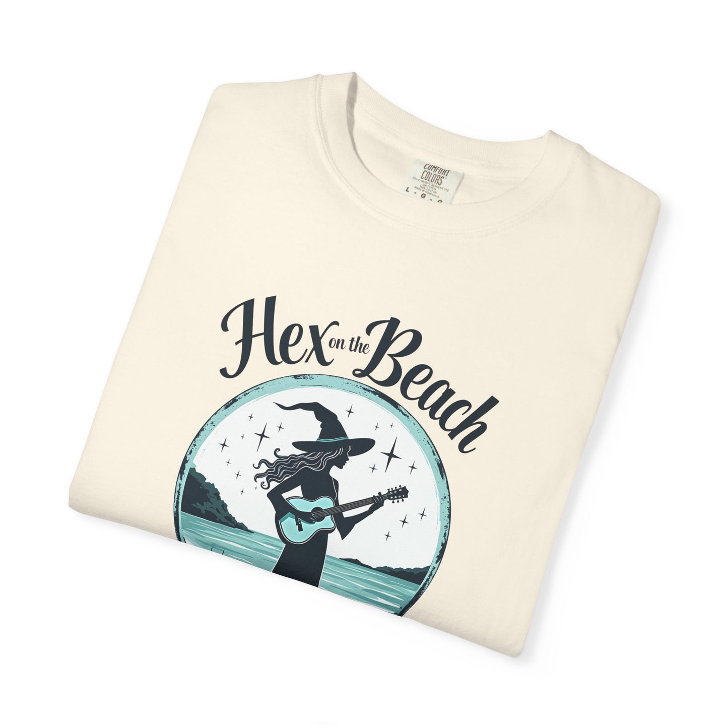 Hex on the Beach - Funny Witch Guitar Tee