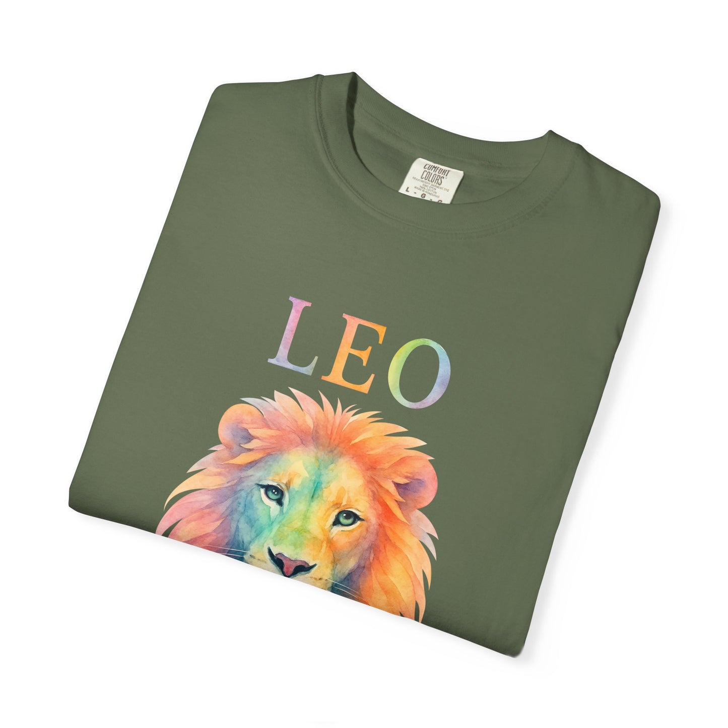 LEO Tee β Colorful Lion Zodiac Shirt