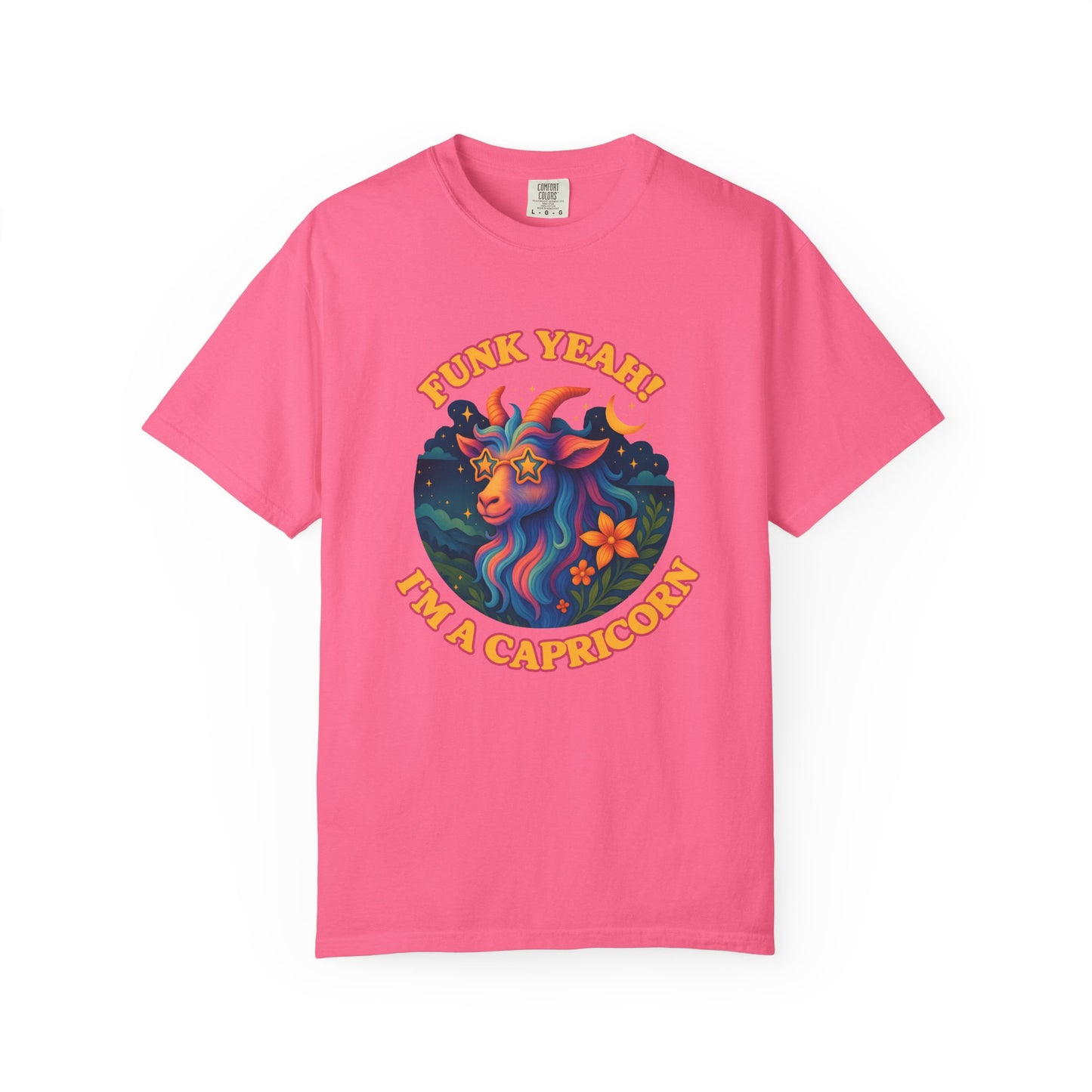 Funk Yeah! I’m a Capricorn – Retro Goat Groove Tee
