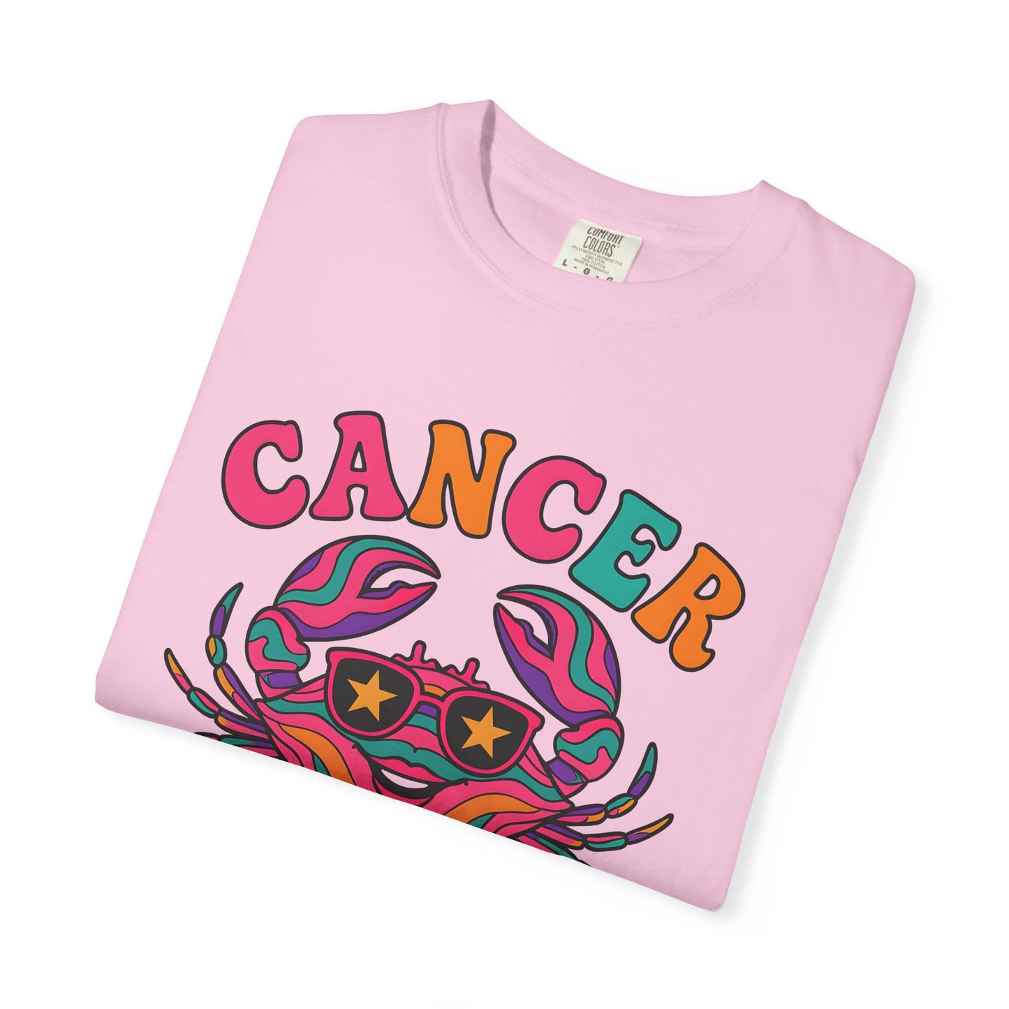 Cancer Vibes Tee – Colorful Retro Zodiac Shirt