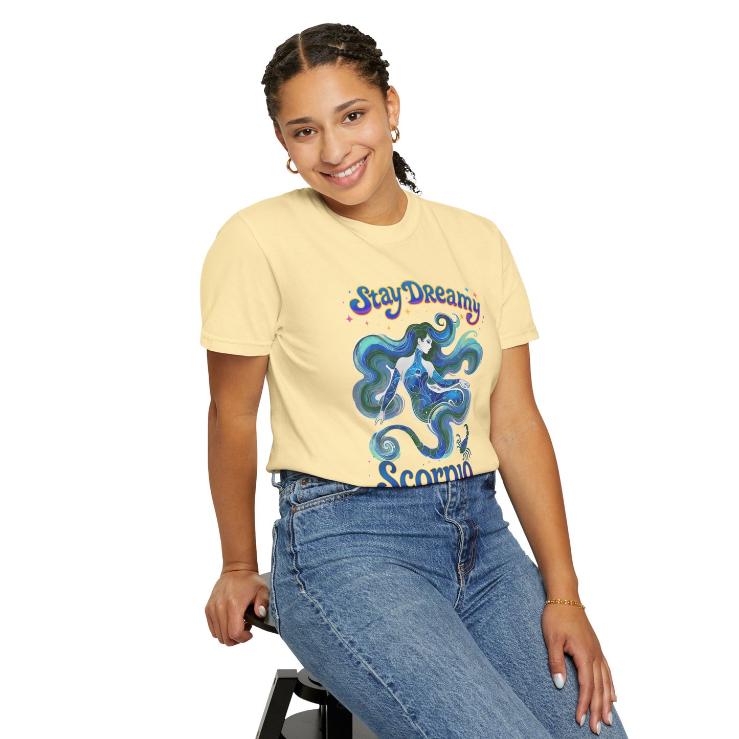 Stay Dreamy Scorpio – Mystical Mermaid Tee for the Celestial Siren