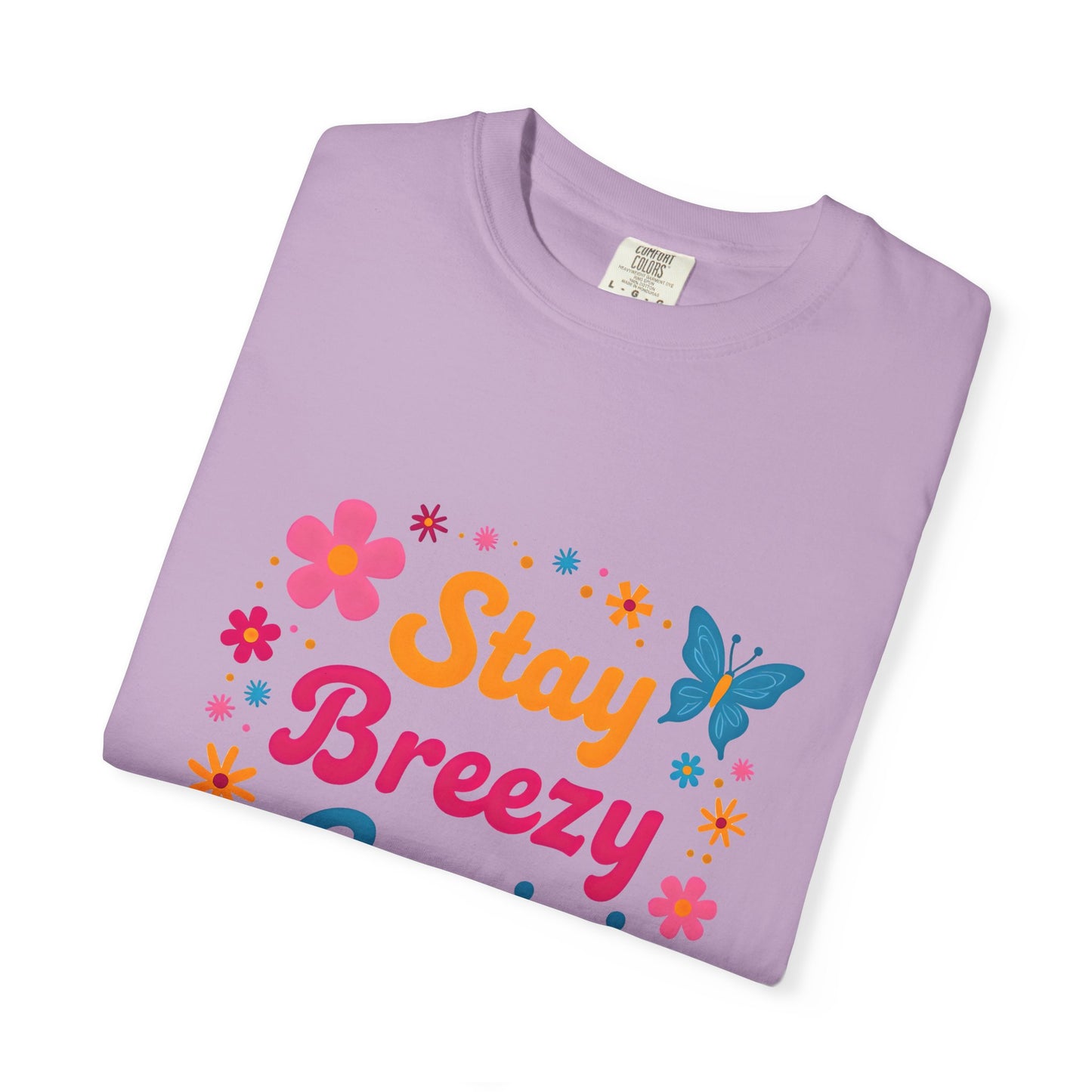 Stay Breezy Gemini Tee β Groovy Flower Power Zodiac Shirt
