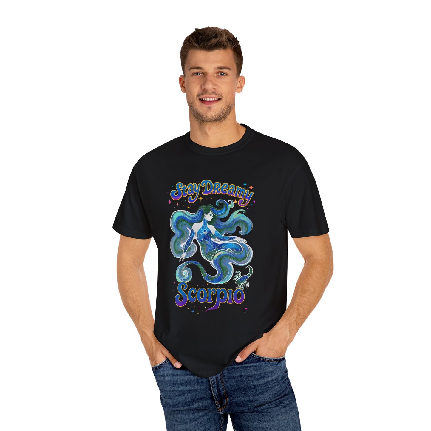 Stay Dreamy Scorpio – Mystical Mermaid Tee for the Celestial Siren