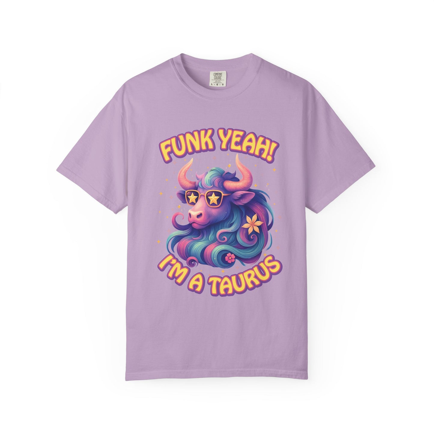 Funk Yeah I’m a Taurus Groovy Tee – Multicolor Retro Zodiac Shirt