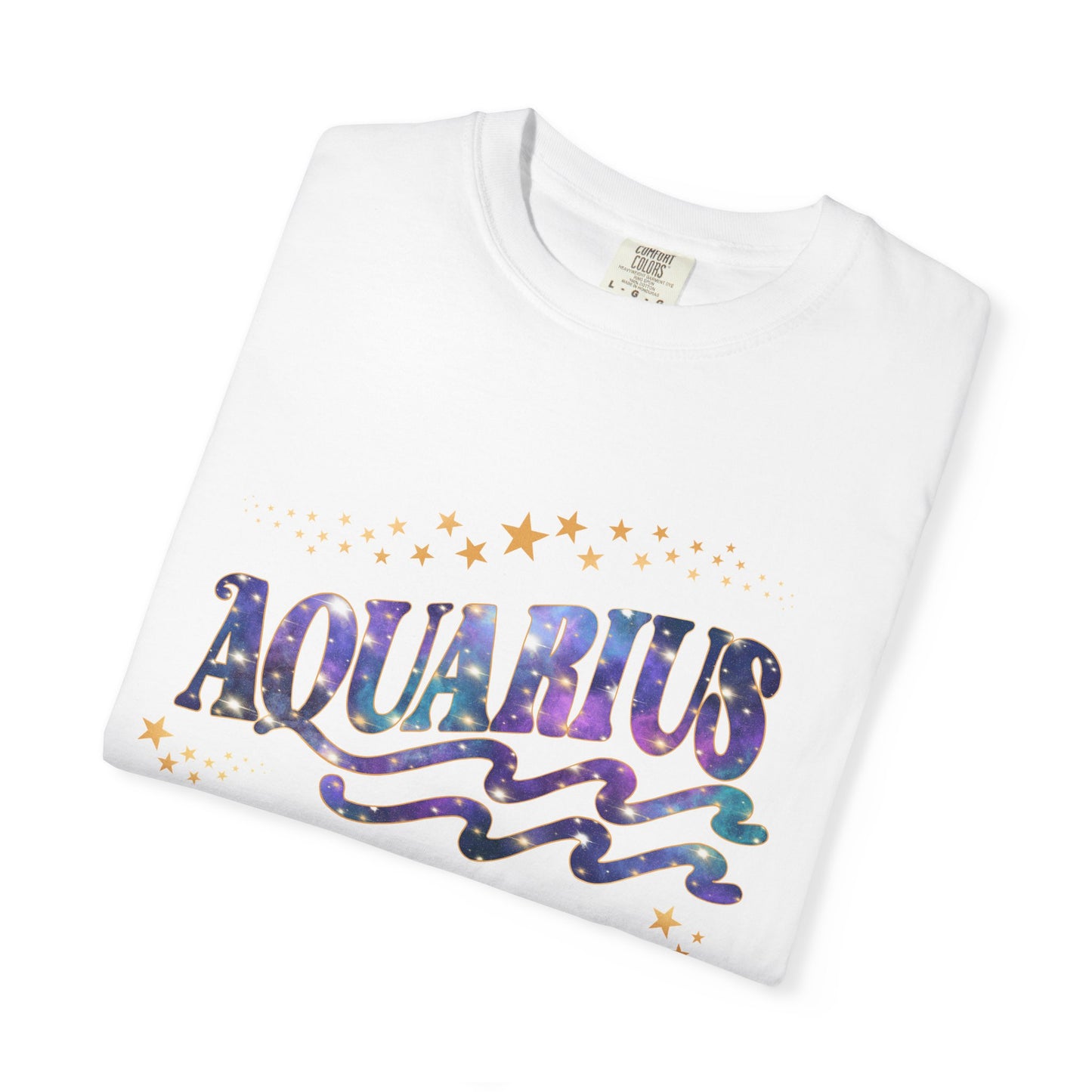 Aquarius Tee β Colorful Cosmic Zodiac Shirt