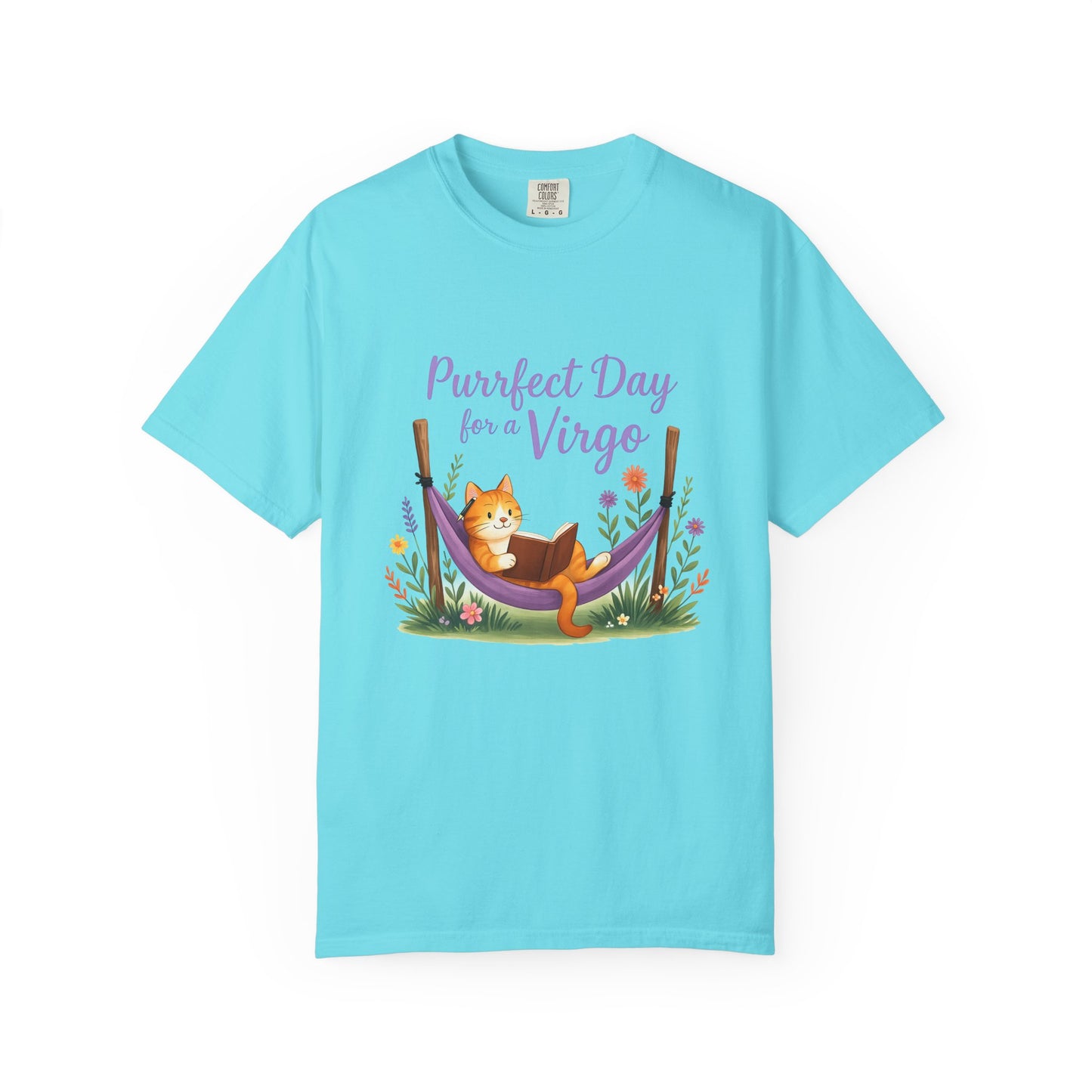 Purrfect Day for a Virgo Tee β Colorful Zodiac Cat Shirt