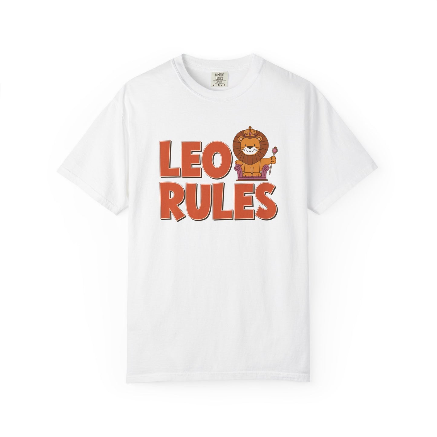 Leo Rules Tee – Funny Zodiac Shirt