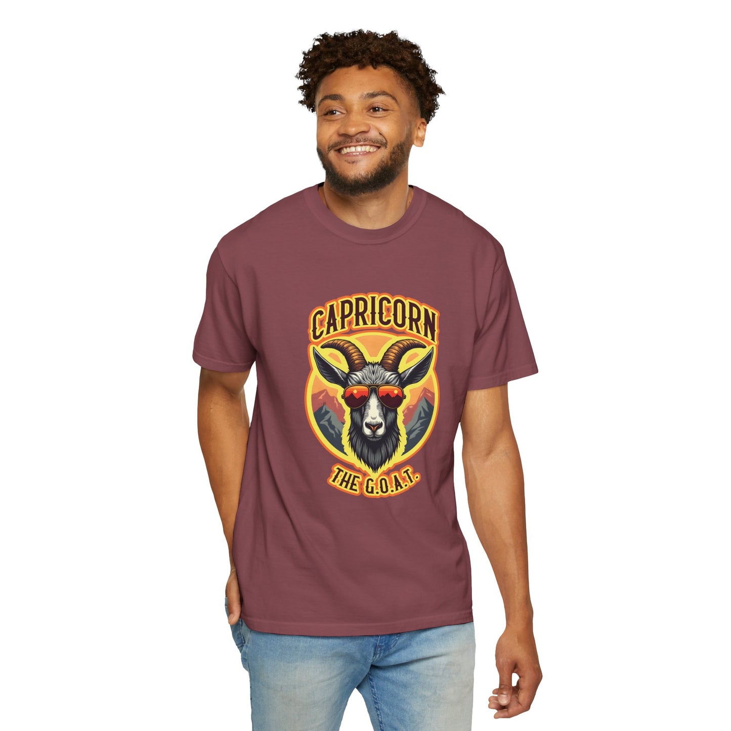 Capricorn The G.O.A.T – Mountain Majesty Zodiac Tee