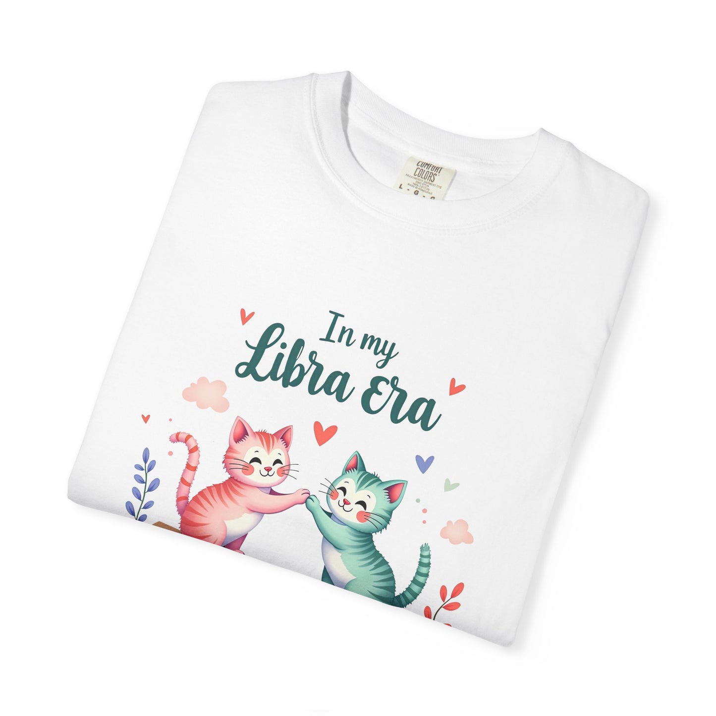 In My Libra Era Tee β Funny Colorful Zodiac Cat Shirt