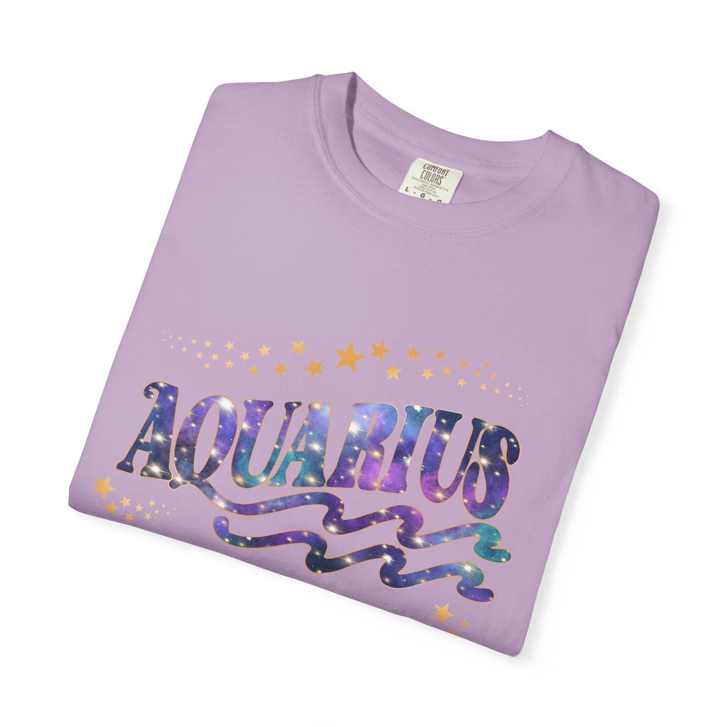 Aquarius Tee – Colorful Cosmic Zodiac Shirt