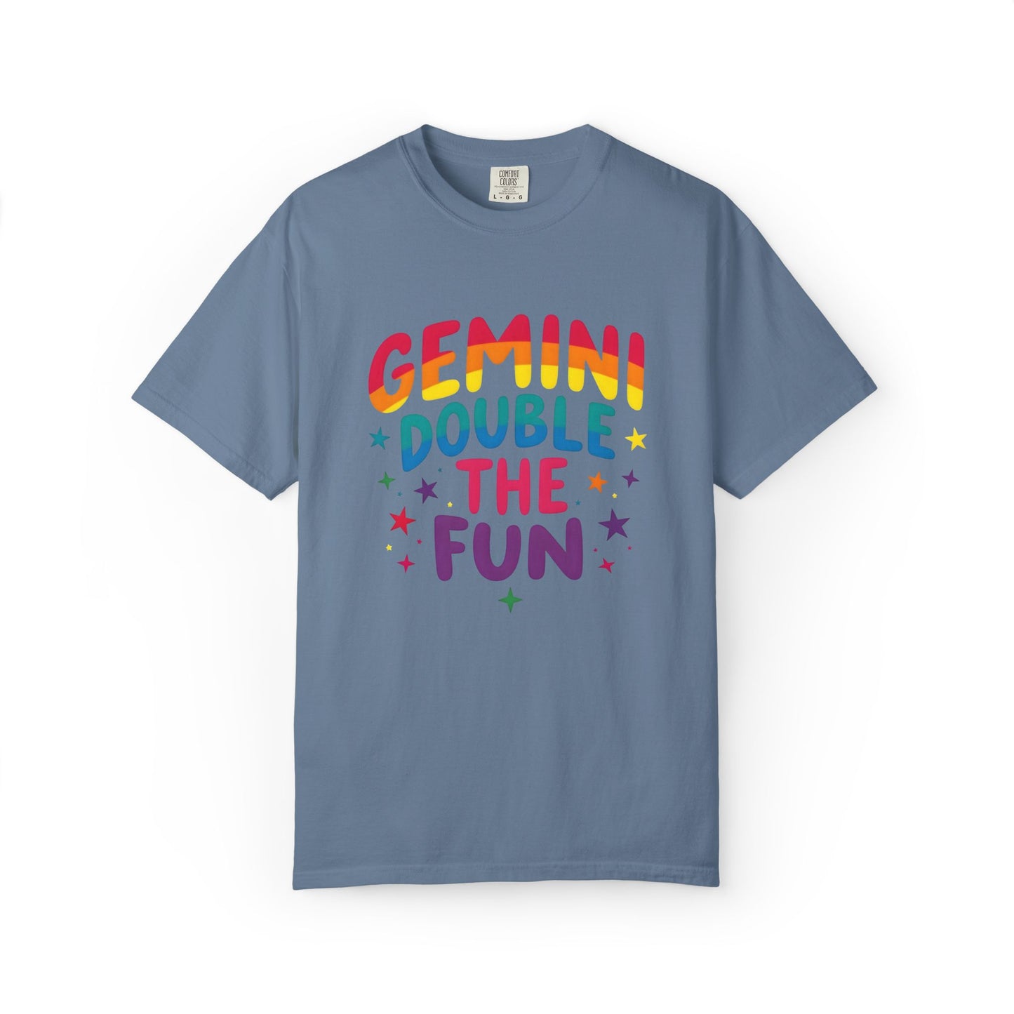 Gemini Double the Fun – Colorful Zodiac Shirt