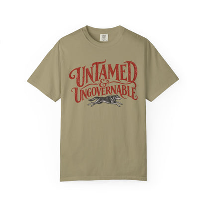 Untamed Ungovernable Vintage Rustic Boho T-Shirt | Witchy Feminist Graphic Tee