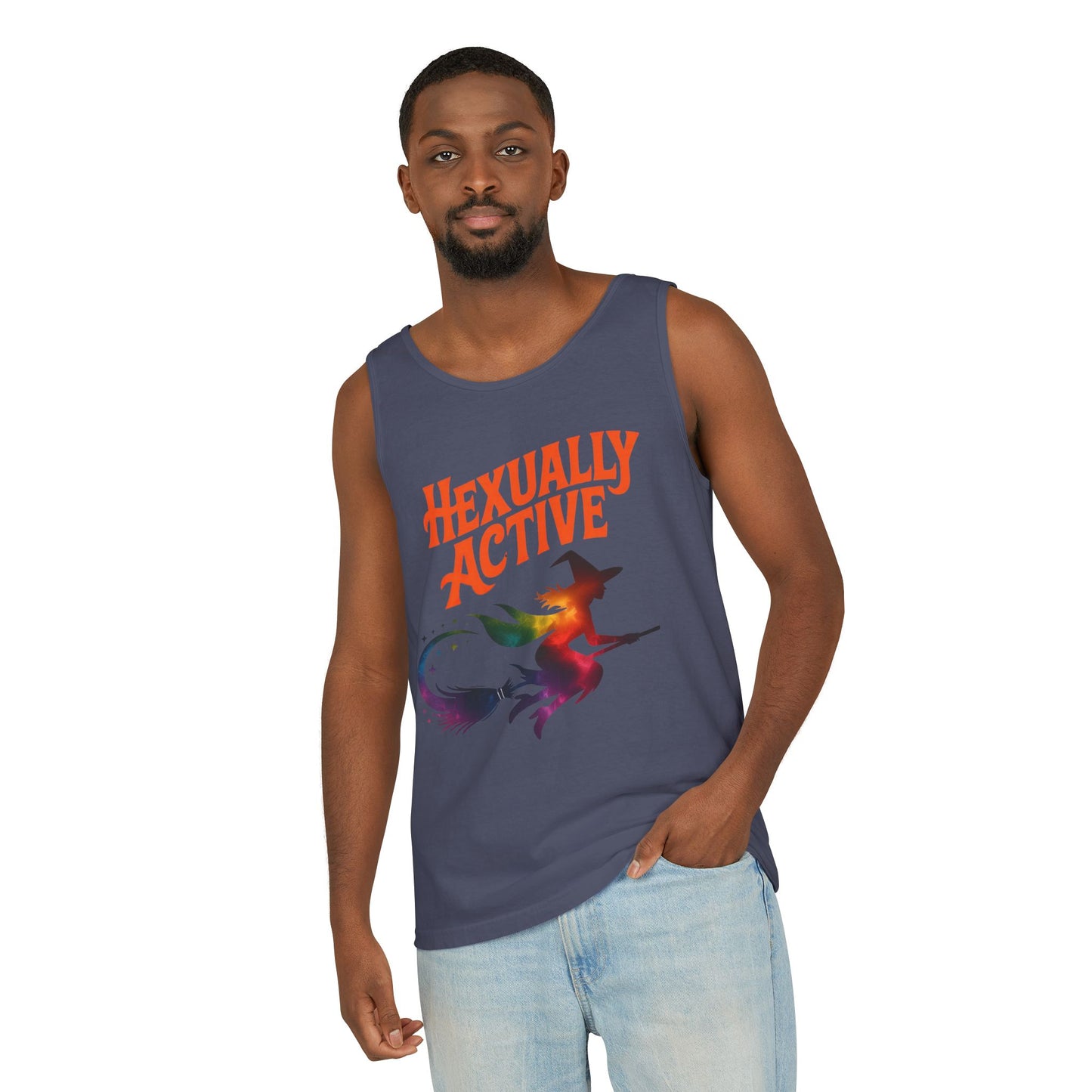 Hexually Active – Cheeky Rainbow Witch Tank