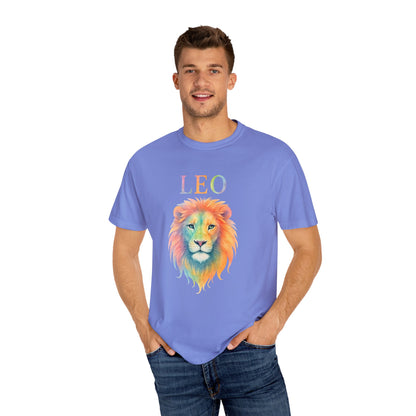LEO Tee – Colorful Lion Zodiac Shirt