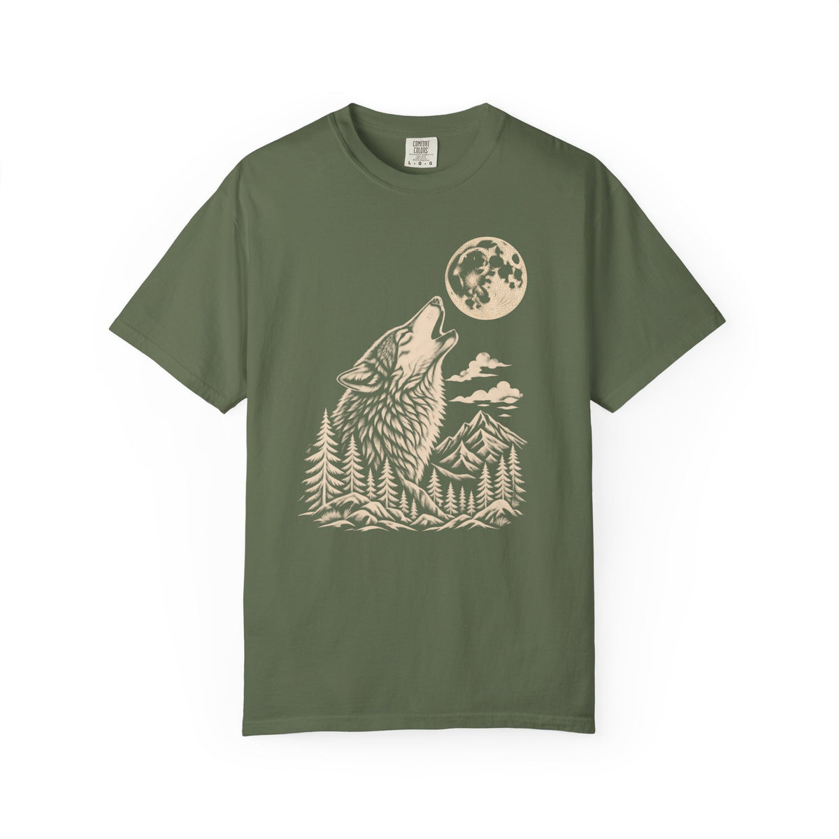 Wolf Howl T-Shirt — Moonlit Wilderness Witchy Graphic Tee