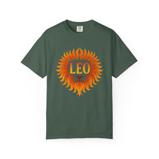 Leo Lion Flame Mane Tee - Vibrant Radiance