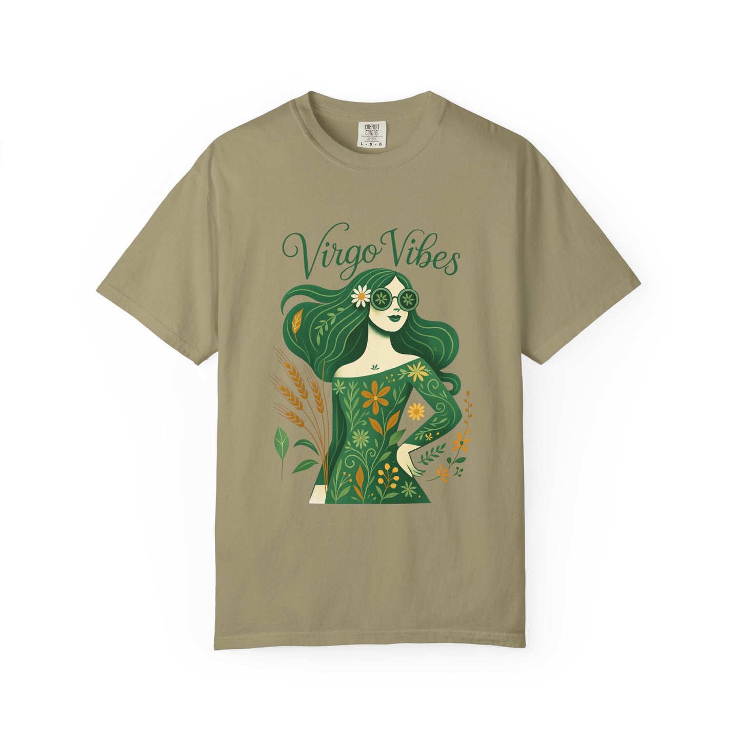 Virgo Vibes Vibrant Tee – Earthy Zodiac Shirt