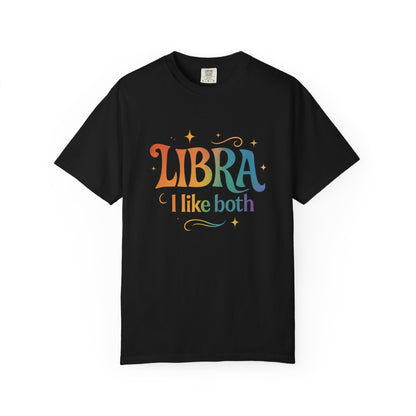 Libra I Like Both Tee – Rainbow Zodiac Shirt