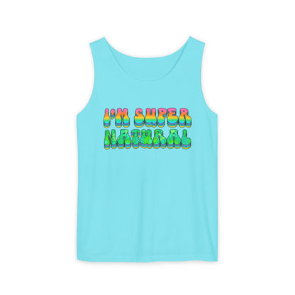 I'm Super Natural - Retro Affirmation virgo Tank Top (Unisex)