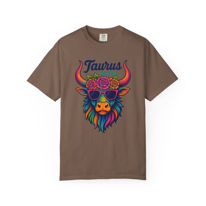 Taurus No Bull – Sassy Rainbow Boho-Bull Tee