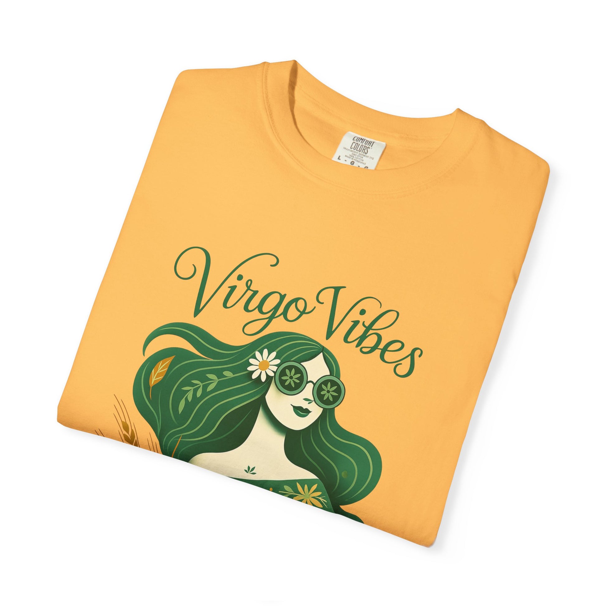 Virgo Vibes Vibrant Tee – Earthy Zodiac Shirt