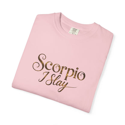 Scorpio I Slay Witchy Tee – Wicked Zodiac Shirt