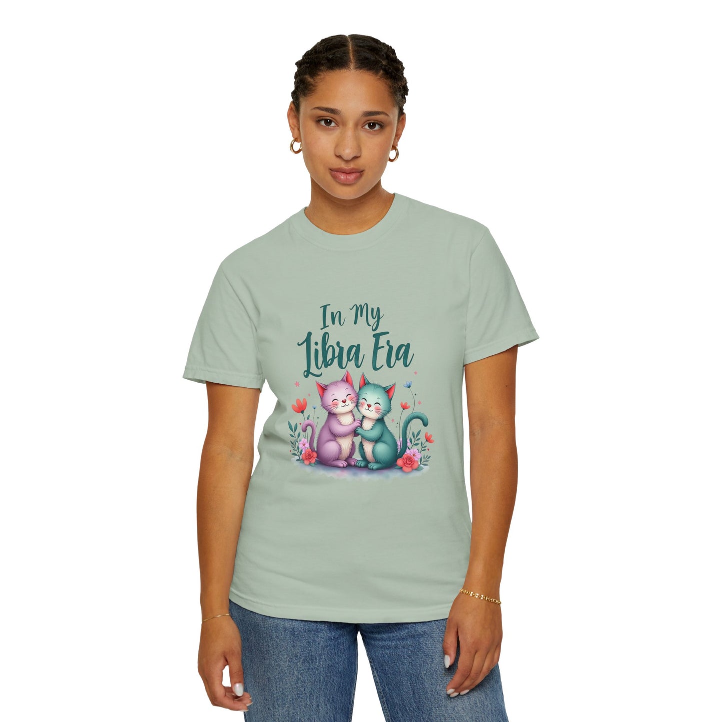 In my Libra Era – Cute Kittens Zodiac Tee