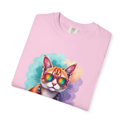In My Aquarius Era – Rainbow Cat Vibes Tee