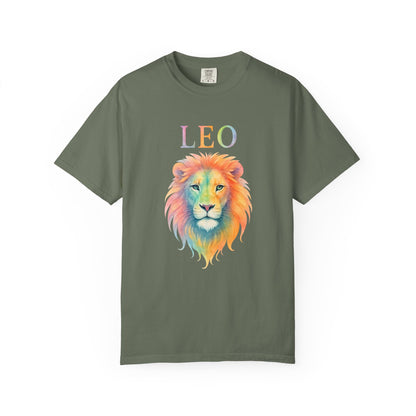 LEO Tee – Colorful Lion Zodiac Shirt